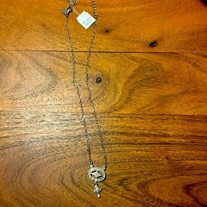 crystal pendant necklace. NWT